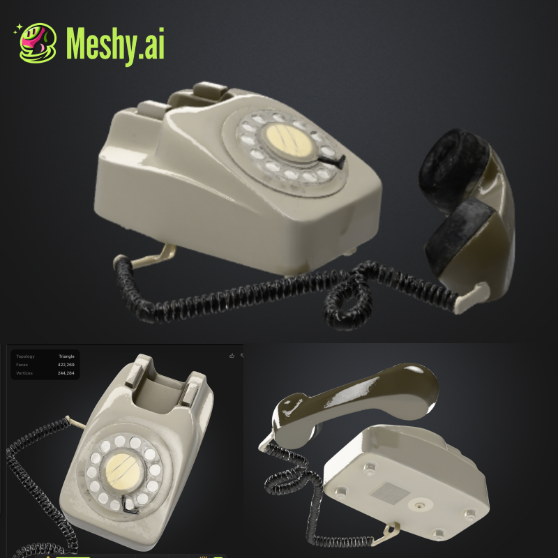 Experimenting Meshy AI tool to generate 3D models –1 